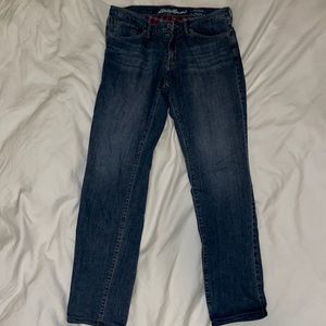 Eddie Bauer flannel lined jeans